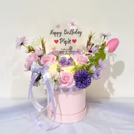 Bloom Box Akrilik Ucapan Ulang Tahun Cakung